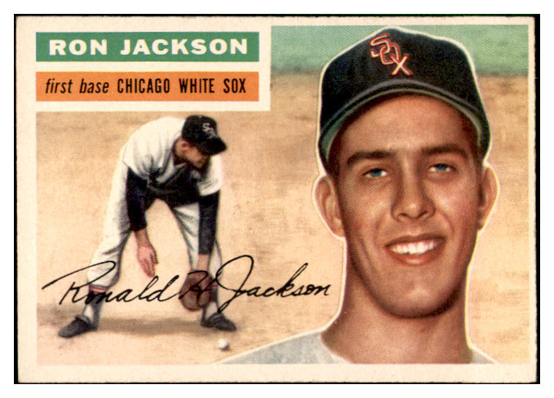 1956 Topps Baseball #186 Ron Jackson White Sox EX-MT 535214