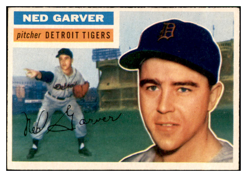 1956 Topps Baseball #189 Ned Garver Tigers EX-MT 535216