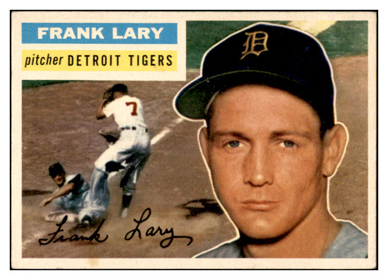 1956 Topps Baseball #191 Frank Lary Tigers EX-MT 535217