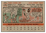 1956 Topps Baseball #191 Frank Lary Tigers EX-MT 535217