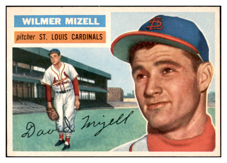 1956 Topps Baseball #193 Wilmer Mizell Cardinals EX-MT 535218