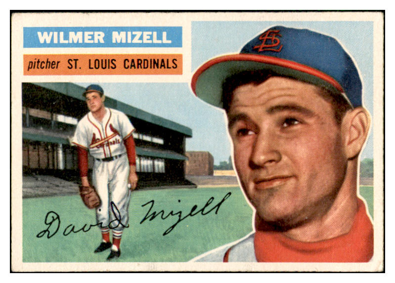 1956 Topps Baseball #193 Wilmer Mizell Cardinals EX-MT 535219