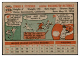 1956 Topps Baseball #198 Ed Fitzgerald Senators EX-MT 535224