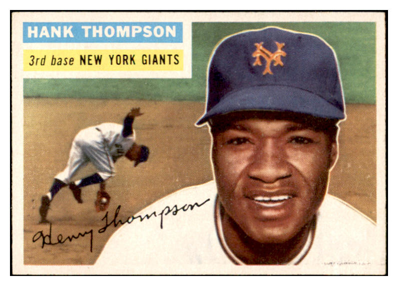 1956 Topps Baseball #199 Hank Thompson Giants EX-MT 535225