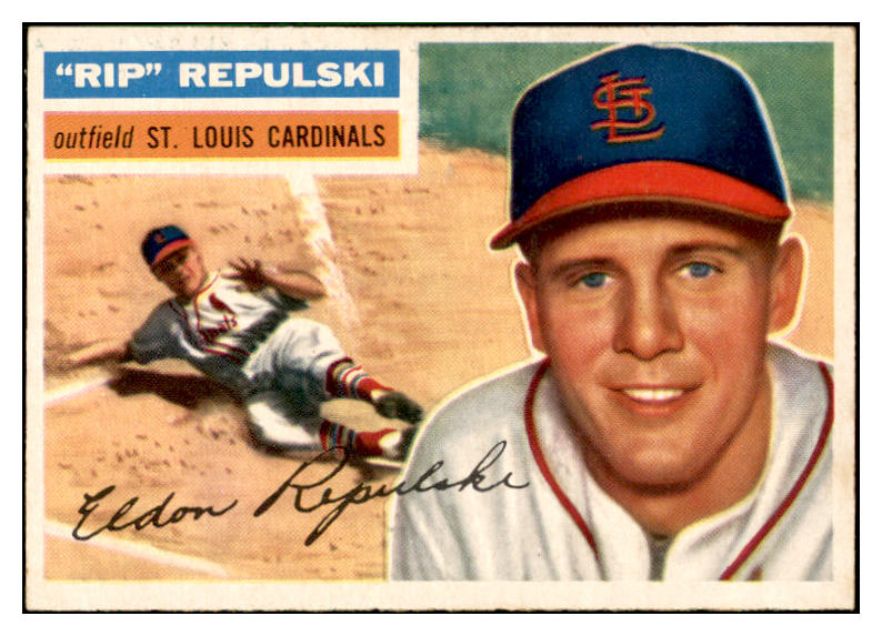 1956 Topps Baseball #201 Rip Repulski Cardinals EX-MT 535227