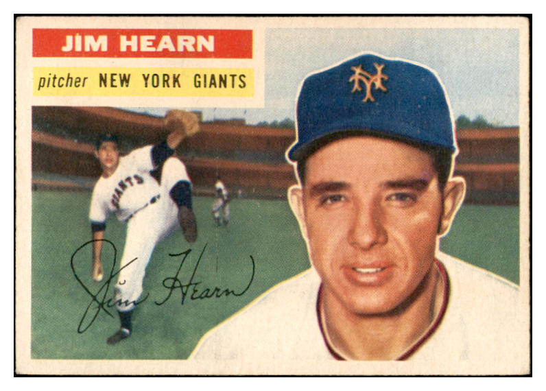 1956 Topps Baseball #202 Jim Hearn Giants EX-MT 535228