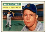 1956 Topps Baseball #203 Bill Tuttle Tigers EX-MT 535229