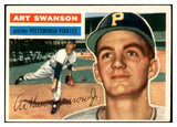 1956 Topps Baseball #204 Art Swanson Pirates EX-MT 535231
