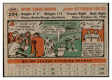 1956 Topps Baseball #204 Art Swanson Pirates EX-MT 535231
