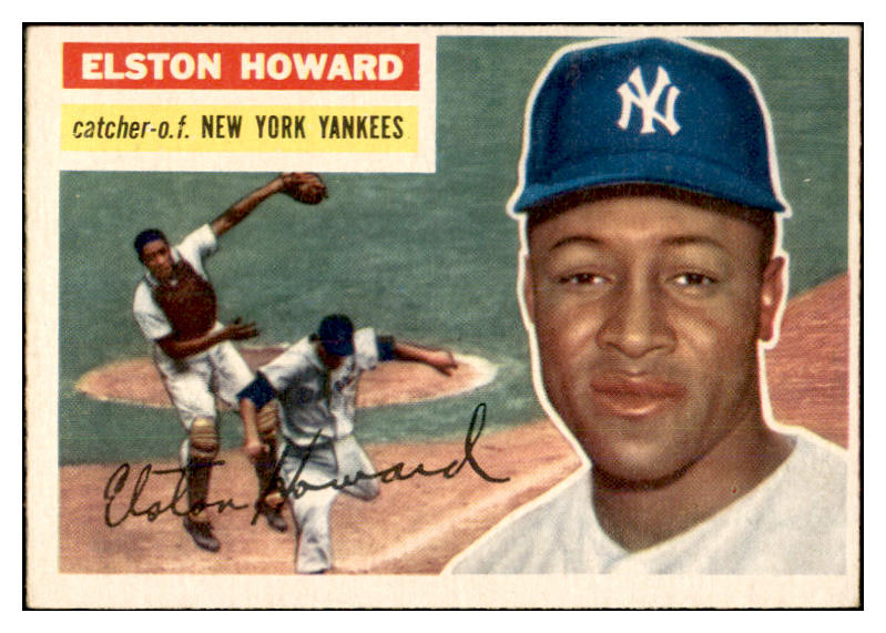 1956 Topps Baseball #208 Elston Howard Yankees EX-MT 535236