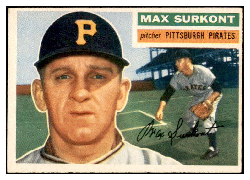 1956 Topps Baseball #209 Max Surkont Pirates EX-MT 535237