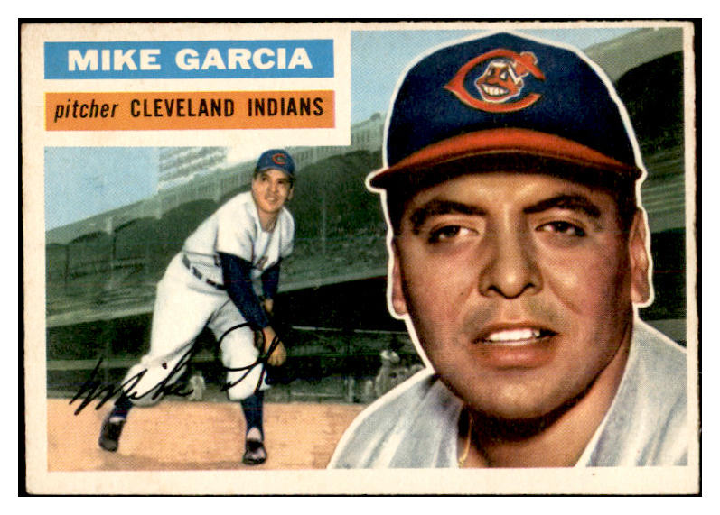 1956 Topps Baseball #210 Mike Garcia Indians EX-MT 535239
