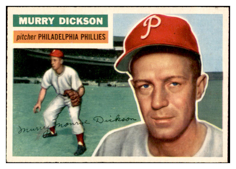 1956 Topps Baseball #211 Murry Dickson Phillies EX-MT 535241