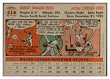1956 Topps Baseball #214 Bob Rush Cubs EX-MT 535244