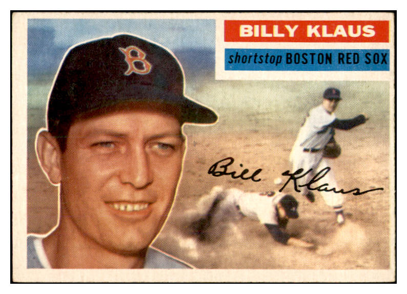 1956 Topps Baseball #217 Billy Klaus Red Sox EX-MT 535246