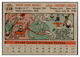1956 Topps Baseball #218 Joe Nuxhall Reds EX-MT 535247