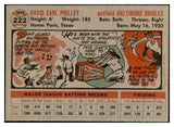 1956 Topps Baseball #222 Dave Philley Orioles EX-MT 535251