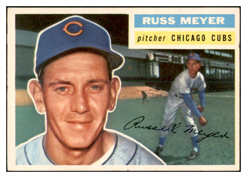 1956 Topps Baseball #227 Russ Meyer Cubs EX-MT 535256