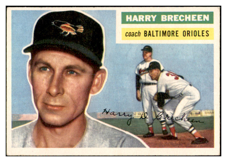1956 Topps Baseball #229 Harry Brecheen Orioles EX-MT 535258