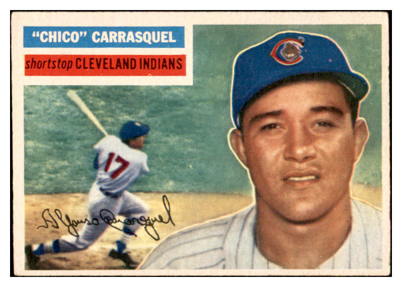 1956 Topps Baseball #230 Chico Carrasquel Indians EX-MT 535259
