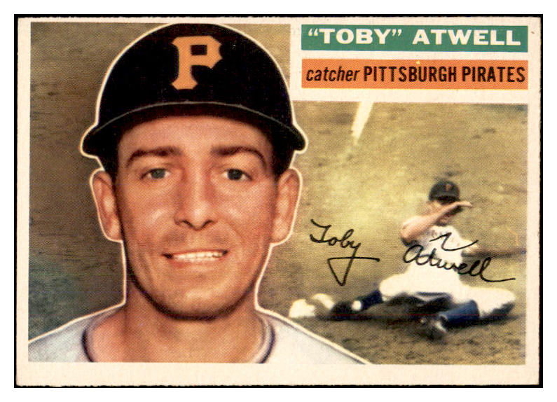 1956 Topps Baseball #232 Toby Atwell Pirates EX-MT 535261
