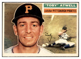 1956 Topps Baseball #232 Toby Atwell Pirates EX-MT 535261