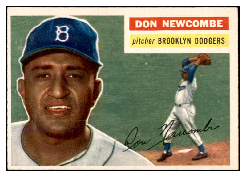 1956 Topps Baseball #235 Don Newcombe Dodgers EX-MT 535264