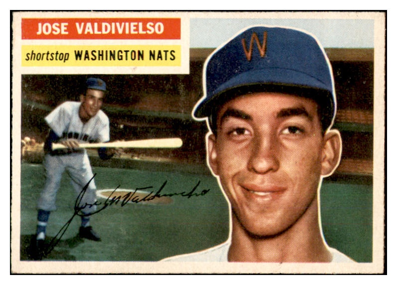 1956 Topps Baseball #237 Jose Valdivielso Senators EX-MT 535265