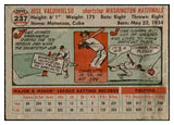 1956 Topps Baseball #237 Jose Valdivielso Senators EX-MT 535265