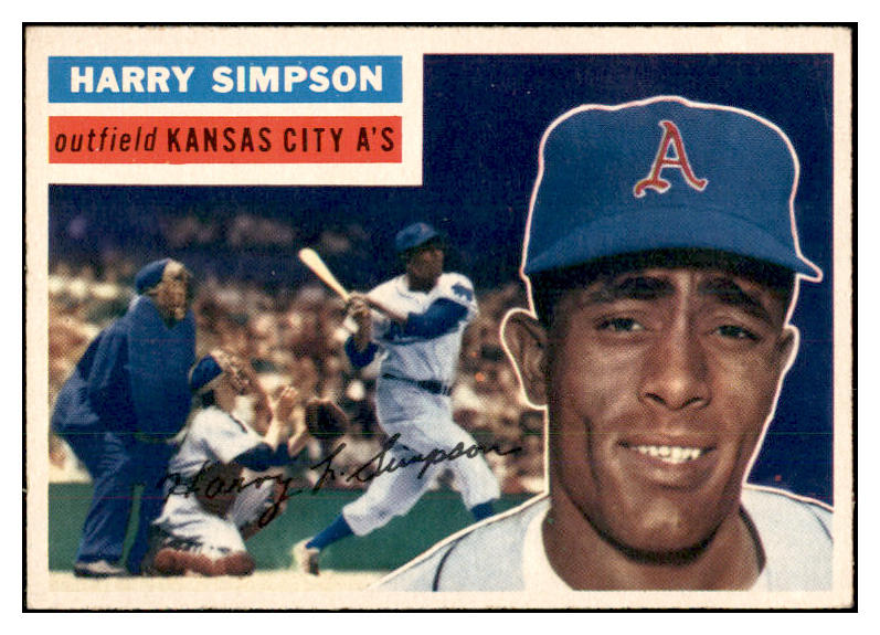 1956 Topps Baseball #239 Harry Simpson A's EX-MT 535266