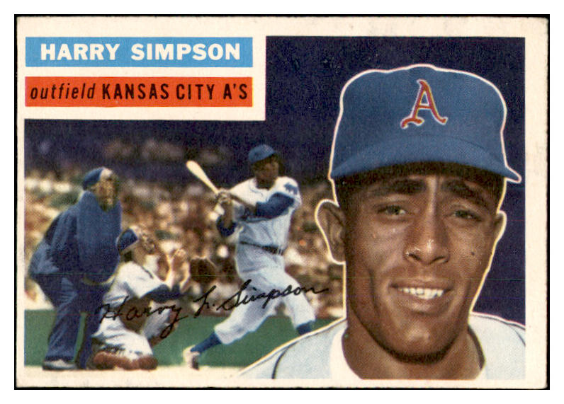 1956 Topps Baseball #239 Harry Simpson A's EX-MT 535267