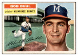 1956 Topps Baseball #244 Bob Buhl Braves EX-MT 535272