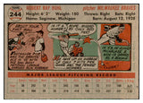 1956 Topps Baseball #244 Bob Buhl Braves EX-MT 535272