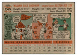 1956 Topps Baseball #245 Billy Goodman Red Sox EX-MT 535273
