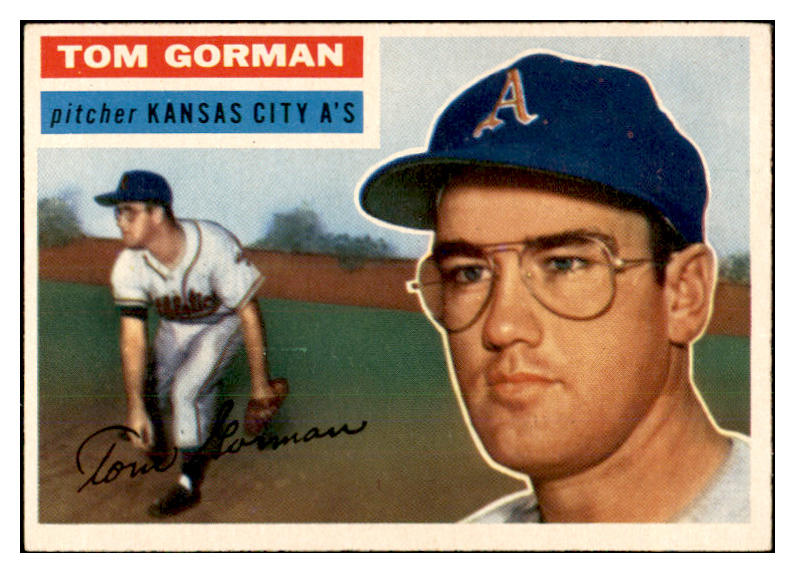 1956 Topps Baseball #246 Tom Gorman A's EX-MT 535275