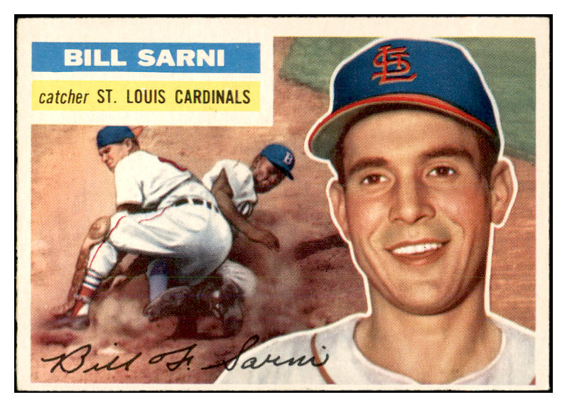 1956 Topps Baseball #247 Bill Sarni Cardinals EX-MT 535276