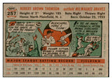 1956 Topps Baseball #257 Bobby Thomson Braves EX-MT 535285
