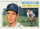 1956 Topps Baseball #258 Art Ditmar A's EX-MT 535287