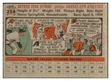 1956 Topps Baseball #258 Art Ditmar A's EX-MT 535287