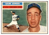 1956 Topps Baseball #259 Sam Jones Cubs EX-MT 535288