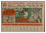 1956 Topps Baseball #264 Ray Monzant Giants EX-MT 535292