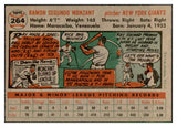 1956 Topps Baseball #264 Ray Monzant Giants EX-MT 535293