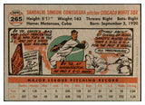 1956 Topps Baseball #265 Sandy Consuegra White Sox EX-MT 535294