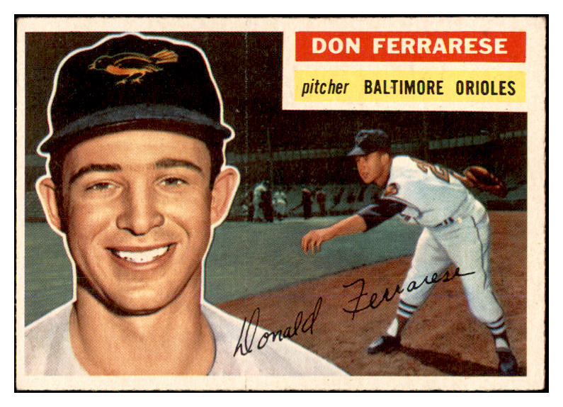 1956 Topps Baseball #266 Don Ferrarese Orioles EX-MT 535296