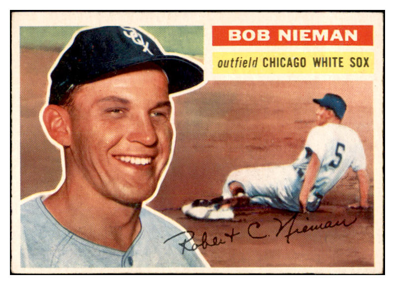 1956 Topps Baseball #267 Bob Nieman White Sox EX-MT 535297