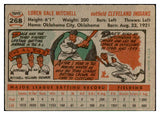 1956 Topps Baseball #268 Dale Mitchell Indians EX-MT 535298