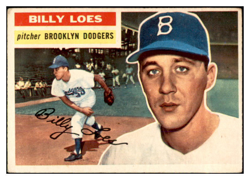1956 Topps Baseball #270 Billy Loes Dodgers EX-MT 535301
