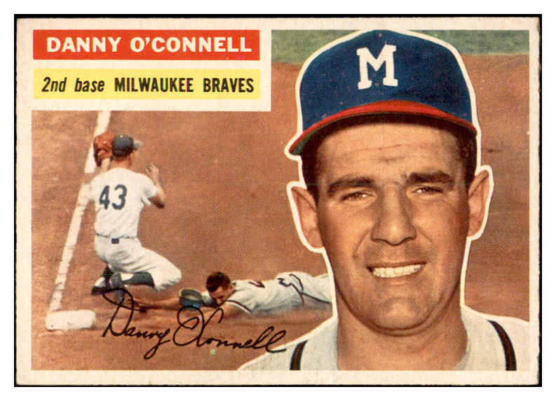 1956 Topps Baseball #272 Danny O'Connell Braves EX-MT 535303