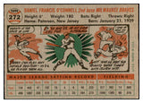 1956 Topps Baseball #272 Danny O'Connell Braves EX-MT 535303