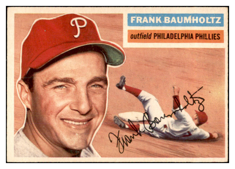 1956 Topps Baseball #274 Frank Baumholtz Phillies EX-MT 535306